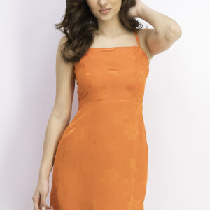 Womens Cami Mini Dress Orange