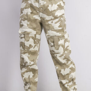 Womens Camouflage Cargo Pants Brown/Beige