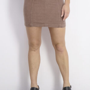 Womens Corduroy Mini Skirt Birchwood
