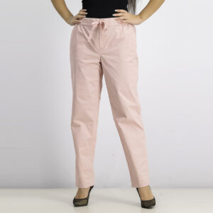 Womens Cotton Woven Pants Pink
