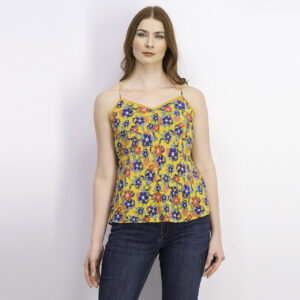 Womens Floral Print Strappy Top American Dreamer