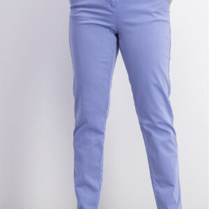 Womens Four Pocket Style Pull On Pants Blue