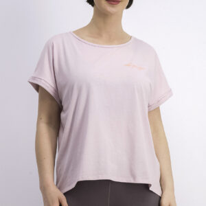 Womens Graphic Logo Top Pink