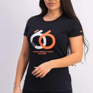 Womens Graphic Print T-Shirt Black Combo