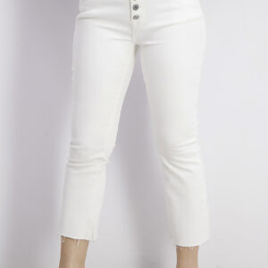 Womens Kick Flare Jeans White