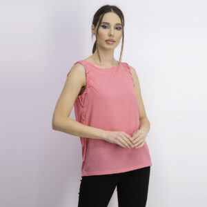 Womens Lace Side Top Pink