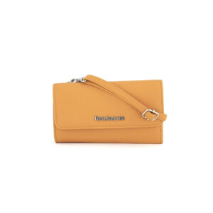 Womens Lanx Romeo Pebble Wallet On A String Living Coral