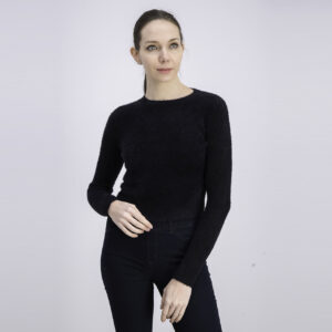 Womens Long Sleeve Sweater Black