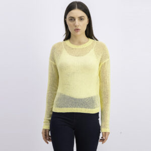 Womens Longsleeve Sweater Yellow