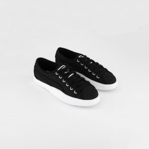 Womens Love Canvas Lace Up Casual Shoes Black