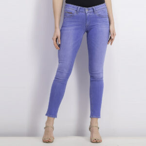 Womens Low Rise Skinny Jeans Blue