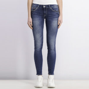 Womens Low Rise Skinny Sophie Jeans Blue/Wash