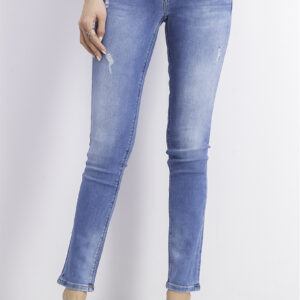 Womens Mid Rise Slim Naomi Jeans Light Blue