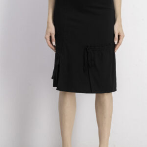 Womens Midi Skirt Black