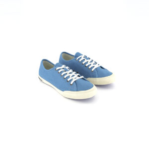 Womens Monterey Canvas Lace Up Sneakers Blue/White