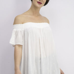 Womens Off Shoulder Top White