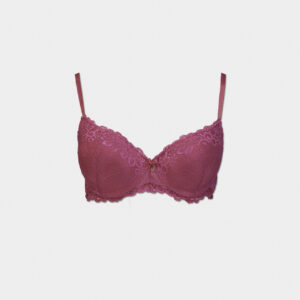 Womens Padded Underwire Lace Extreme Push-Up Bra Go Go Berry