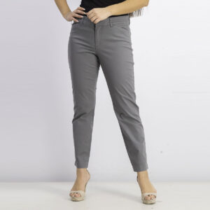 Womens Pixie Ankle Length Pants Grey