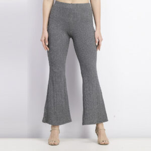 Womens Pull-On Bootcut Pants Heather Grey