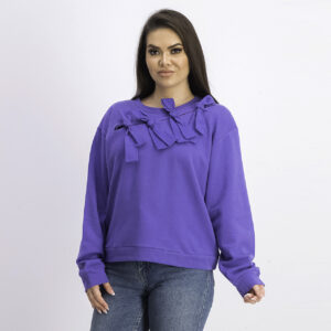 Womens Pullover Sweater Purple