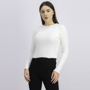 Womens Pullover Sweater White