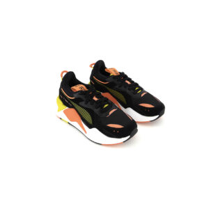 Womens RS-X Reinvent Lace Up Running Shoes Black/Sulphur