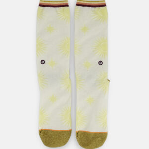 Womens Rayz Everyday Socks White/Yellow
