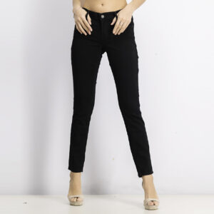 Womens Regular Standard Skinny Jeans Black