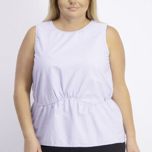 Womens Ruched Detail Blouse Lilac