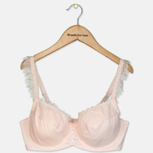 Womens Shana Lace Non-padded Underwired Bra Pink