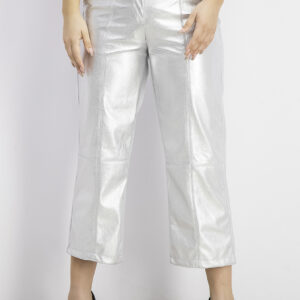 Womens Silver Culotte Trousers Silver