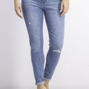 Womens Skinny Medium Rise Jeans Denim