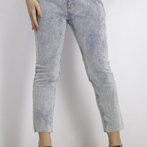 Womens Slim Jeans Washed Blue