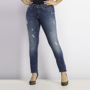 Womens Sophie Low Rise Skinny Jeans Blue