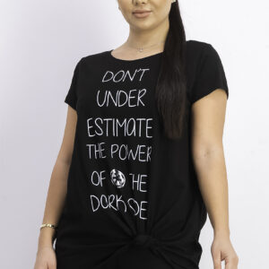 Womens Star Wars Dont Underestimate the Dark Side T-Shirt Black
