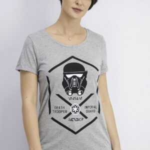 Womens Star Wars Rogue Death Trooper T-shirt Grey/Black