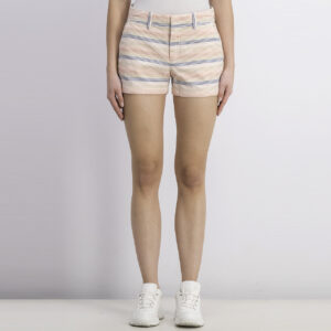 Womens Stripe Shorts Pink Combo