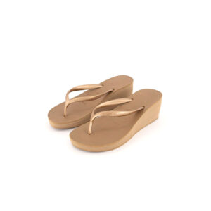 Womens Style 2 High Fashion Slippers Rose Gold