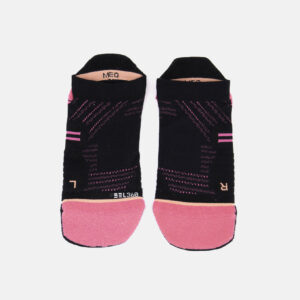 Womens Tab Bike Socks Pink/Black