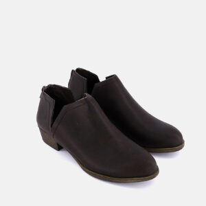 Womens Tessa Ankle Booties Brown Smooth