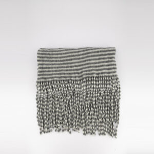 Womens Textured Scarves Grey