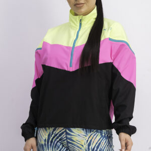 Womens Training First Mile Xtreme Jacket Fizzy Yellow/Luminous Pink/Black