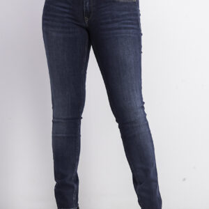 Womens Ultra Low Rise Skinny Natalie Jeans Navy Wash