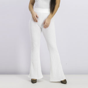 Womens Wide Leg Pull On Pant White