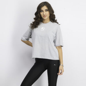 Womens X SG Loose-Fit Top Light Grey Heather