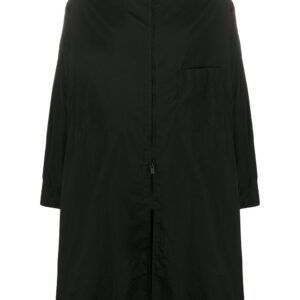 Yohji Yamamoto single-breasted cotton coat - Black