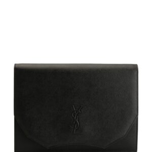 Yves Saint Laurent Pre-Owned embossed Monogram clutch - Black