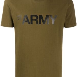 Yves Salomon Army Army print T-shirt - Green